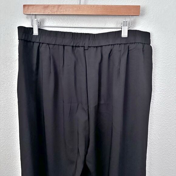 LAVENDER J x BOUTIQUE | Black Slacks Pleated Wide Leg Y2K Trousers | Size XL - Picture 5 of 8